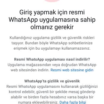 WhatsApp Erişim Sorunları