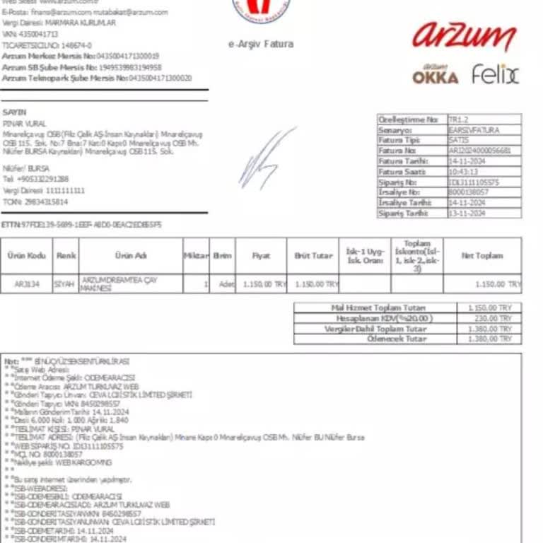 Arzum Çay Makinesi: Kronik Kireç Sorunu Ve Çözüm Arayışı