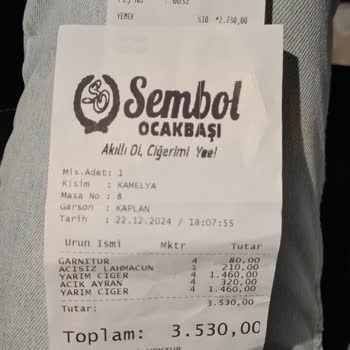 Sembol Ocakbaşı'nda Gizli Ücret Şoku