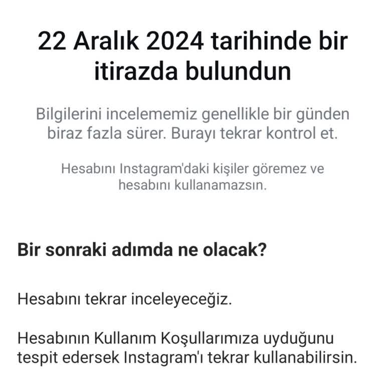 Instagram Hesabım Haksız Yere İncelemeye Alındı!