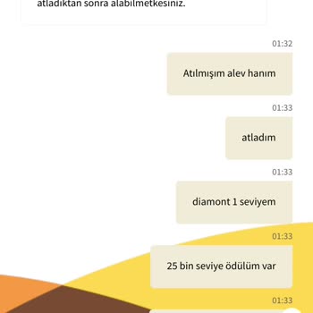 Betine Sitesinde Seviye Ödülleri Hakkında Sorun