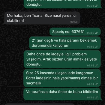 İade Sürecinde Yaşanan Gecikme Ve İletişim Sorunları