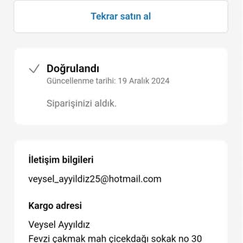 Sipariş Sonrası İletişim Eksikliği Ve Belirsizlik