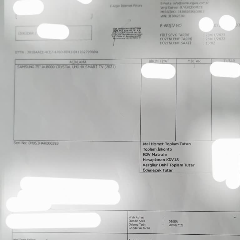 Samsung Televizyonun Garanti Süresi Sonrası Sorunları