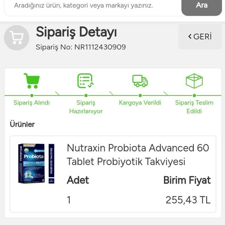 Nutraxin Probiyotik Sonrası Ağızda Yanma Ve Tahriş