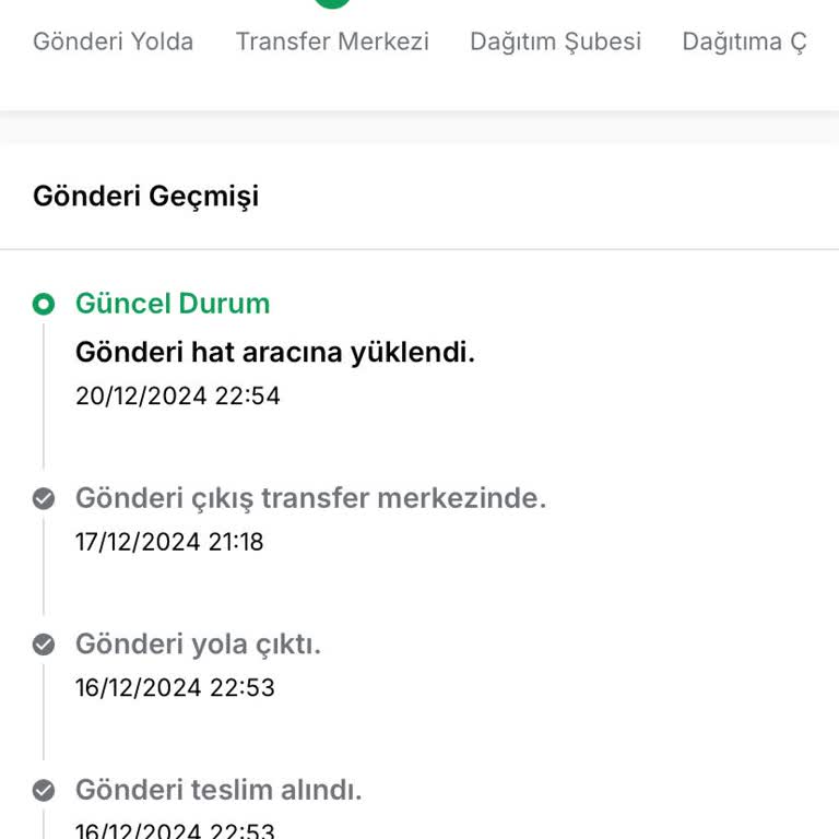 Kargomun Hareket Etmemesi Ve Mağduriyet