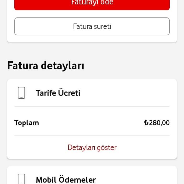 Vodafone Faturasında Haksız Ücretlendirme