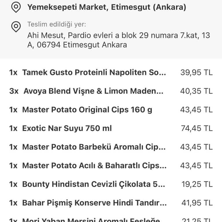 Teslim Edilmeyen Sipariş Ve İletişim Eksikliği