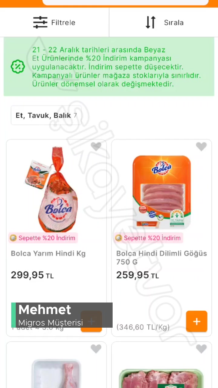 Migros Kasada Yansımayan %20 İndirim! videonun kapak resmi