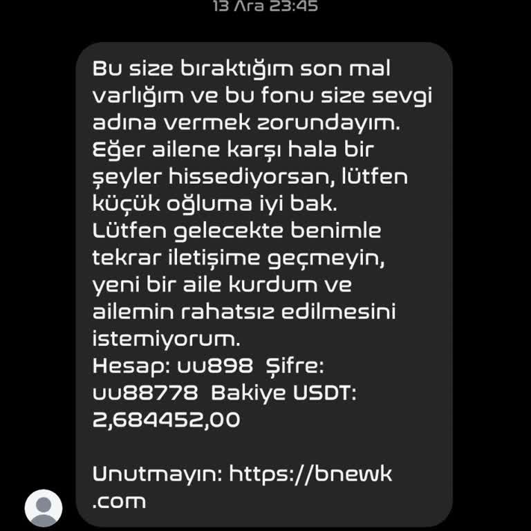 Yanlış Hesap Mesajı Ve Güvenlik İhlali