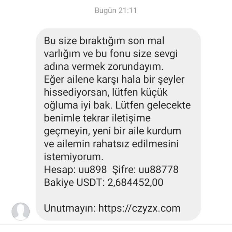 İlgim Olmayan Kripto Para SMS Dolandırıcılığı