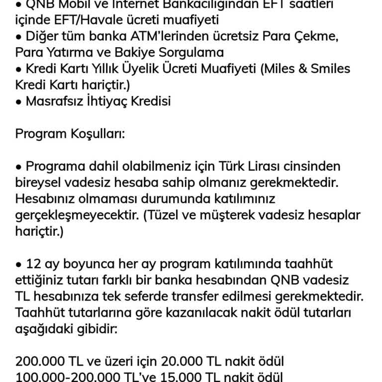 QNB Nakit Ödül Kampanyasında Haksız İptal