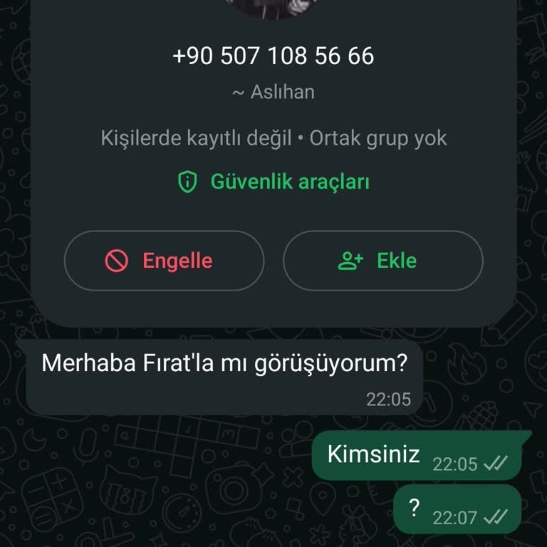 Gece Yarısı Sahte Vodafone Temsilcisi Rahatsızlığı