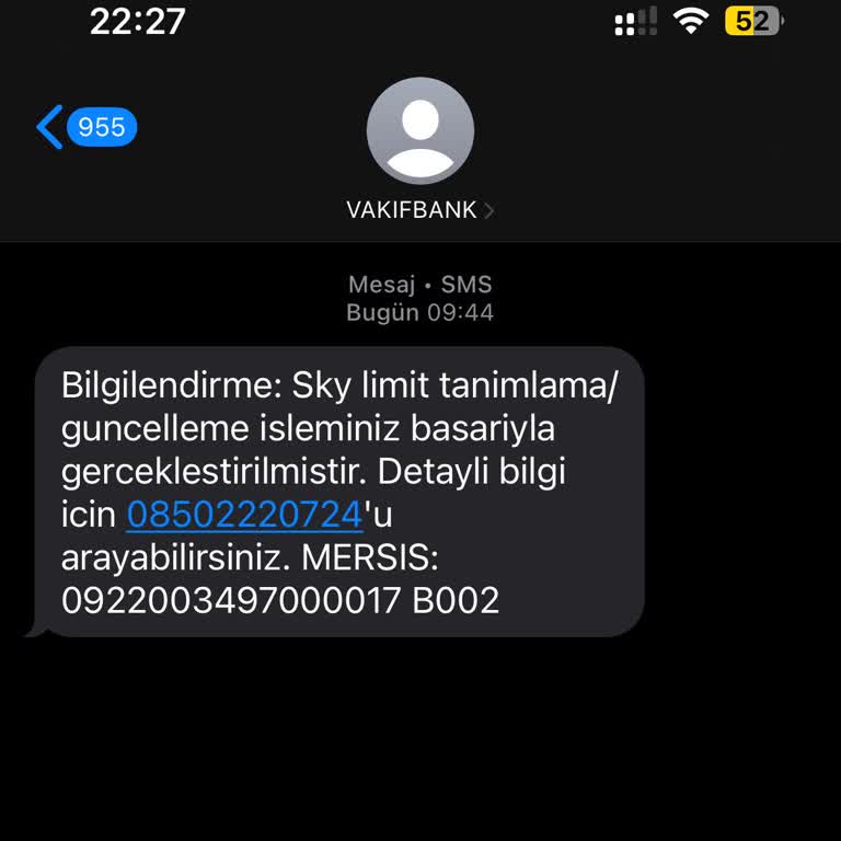 VakıfBank Hesabım Olmadığı Halde Yapılan İşlem Hakkında Acil Yardım Talebi