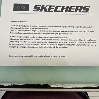 Boyner'den Aldığım Skechers Ayakkabıda Kronik Sorun