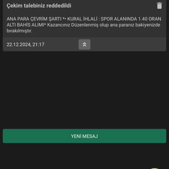 Kupon İptali Ve Para İadesi Sorunu