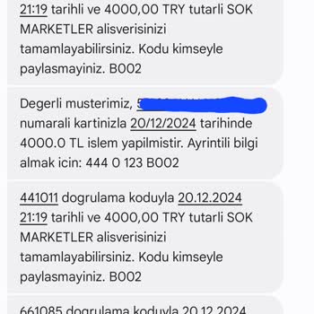 Şok Marketler Habersiz Kart Çekimi