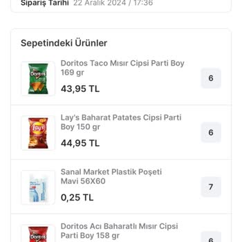 Sanal Market Siparişlerinde Sürekli İptal Sorunu