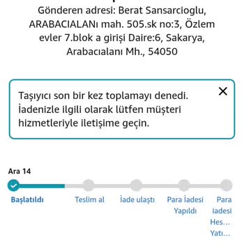 Yanlış Ürün Gönderimi Ve İade Sorunu