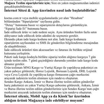 Yanıltıcı Ürün Rengi Ve İade Sorunu