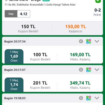 Bilyoner Kazançlı Kuponumu İptal Etti