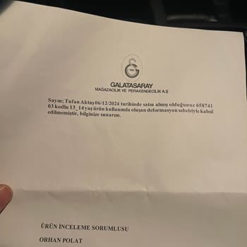 GS Store'dan Aldığım Mont Kusurlu Çıktı, Değişim Reddedildi