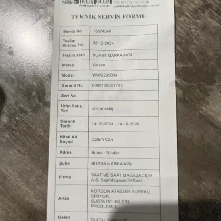 Hatalı Saat Kordonu Yüzünden Kız İsteme Merasiminde Zor Durumdayım