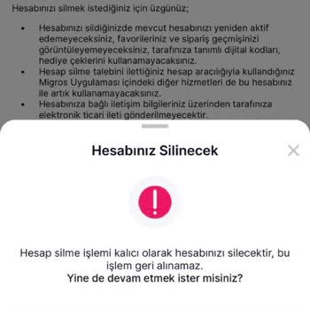 Aksaray Ereğlikapı Migros'ta Müşteri İlgisizliği Ve Üyelik İptali