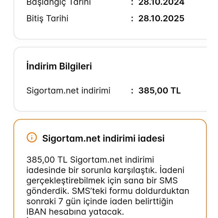 Sigorta İadesinde Yaşanan Gecikme Ve İletişim Sorunları