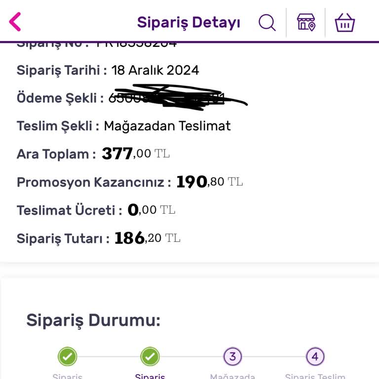 Gratis Online Mağaza Teslimat Sorunu