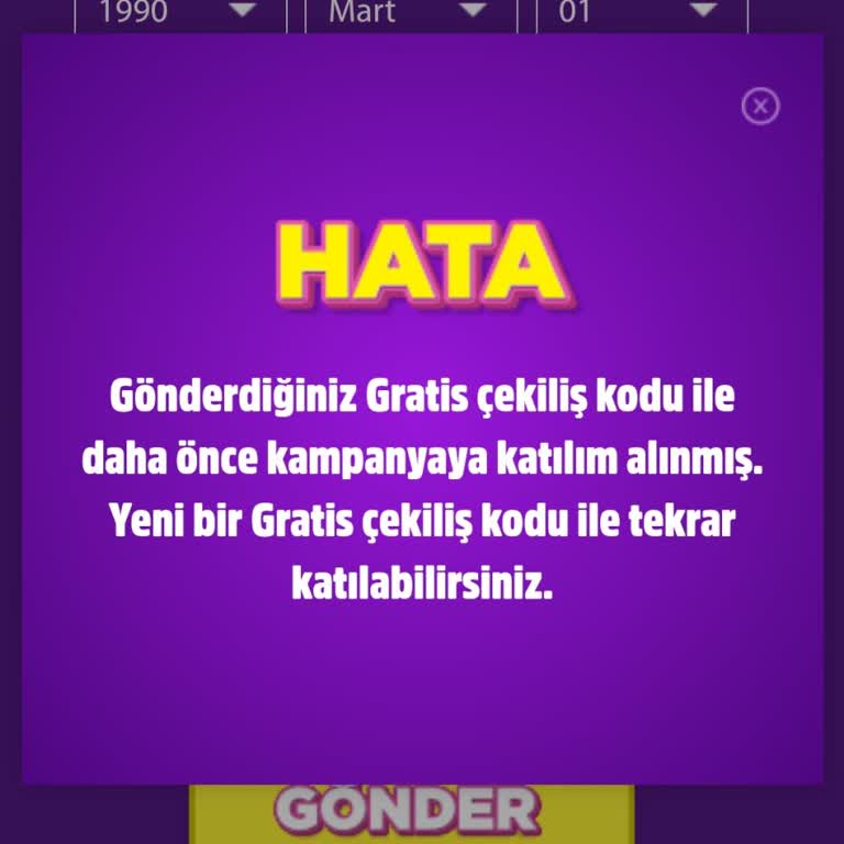 Çekiliş Kodu Sorunu Ve İletişim Eksikliği