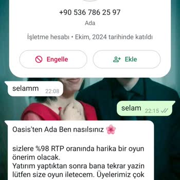 Oasisloto: Ödeme Yapmayan Ve Müşteriyi Engelleyen Site