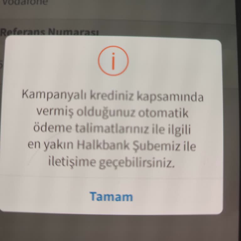 Otomatik Ödeme Talimatı İptal Sorunu