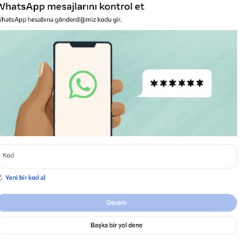 Facebook Hesabına Giriş Sorunu Ve Kod Gelmeme Problemi