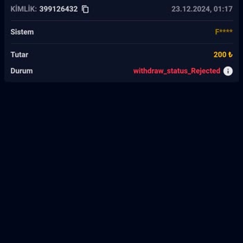 Bahis Sitesinde Kazanç Çekme Sorunu