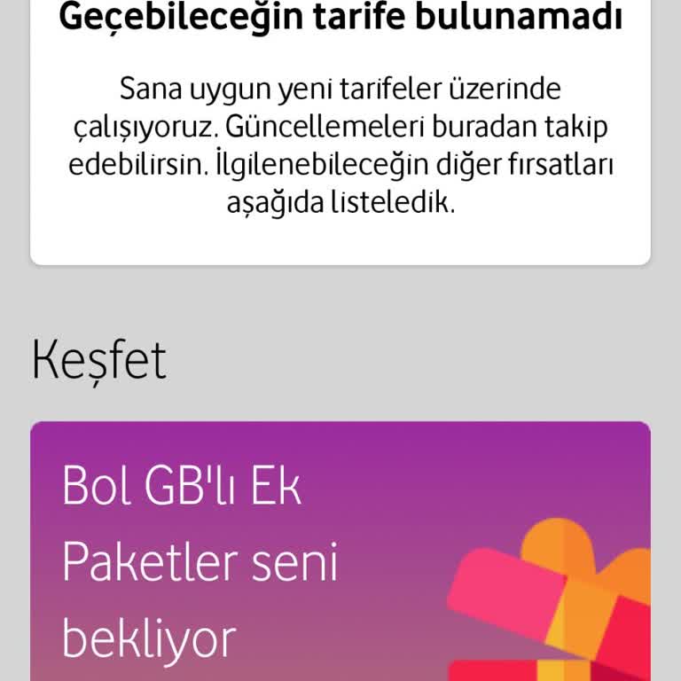 Vodafone'da Faturalı Tarife Sorunu Ve Müşteri Memnuniyeti Eksikliği!