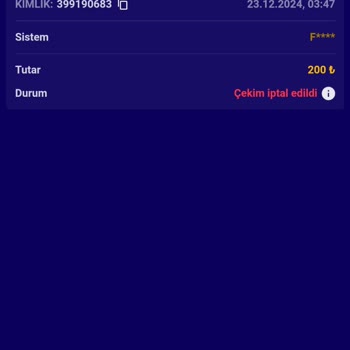 Setrabet Yatırdığım Parayı Bile Çekim Talebimi Reddederek Vermediler!