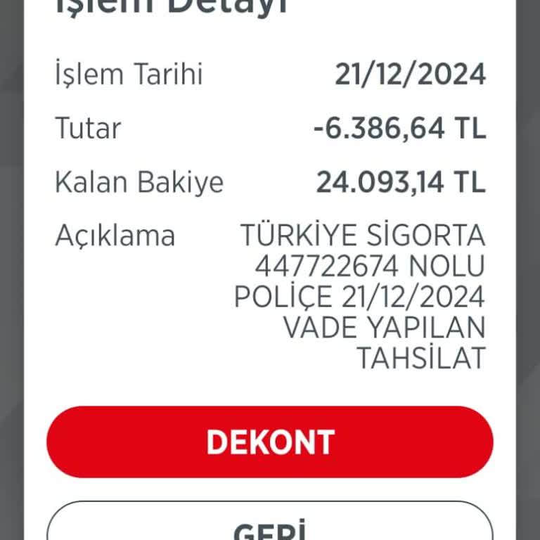 İzinsiz Yenilenen Konut Sigortası Ve Hesaptan Yapılan Çekim