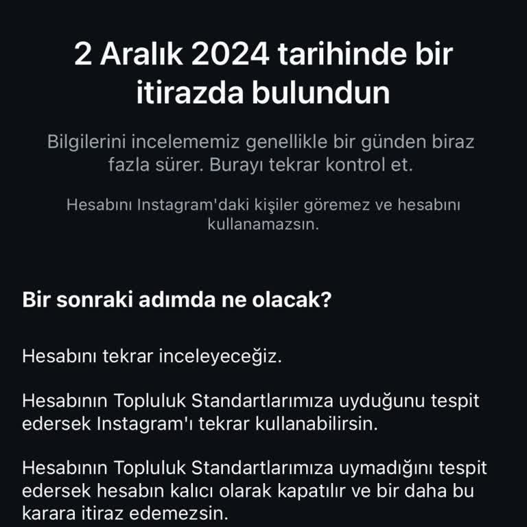 Instagram Hesabımın Haksız Askıya Alınması!