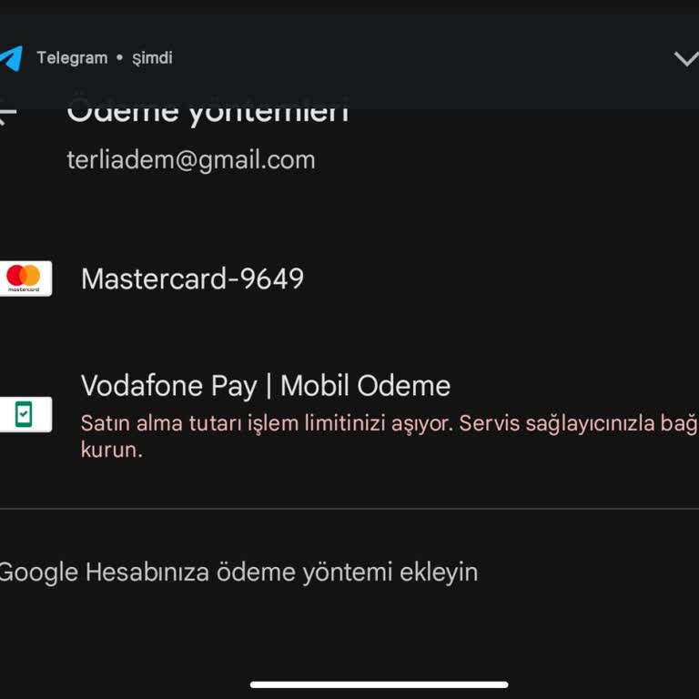 Vodafone'da Limit Sorunu Ve Yardım Talebi