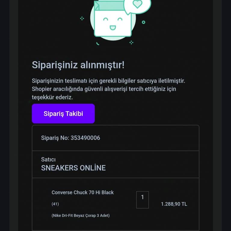 Yanlış Numara: Converse Ayakkabı İadesi Talebi