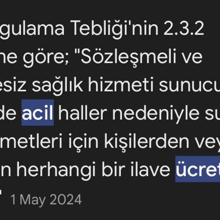 Acil Serviste Yetersiz Hizmet Ve Yüksek Ücretler