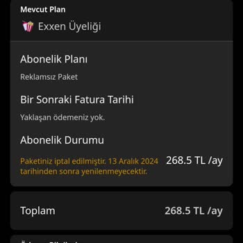 Exxen Abonelik İptali Ve Haksız Ücret Çekimi