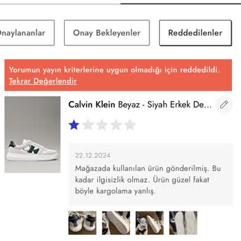 Kullanılmış Ürün Ve Sansürlü Değerlendirme