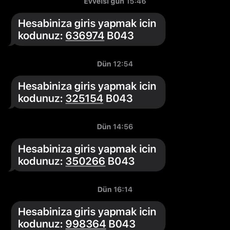 İzinsiz SMS Doğrulama Kodları Sorunu