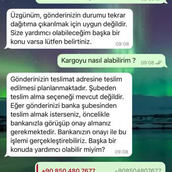 E-imza Kargosu AGT Kurye İle Kayboldu Müşteri Hizmetleri Yanıtsız