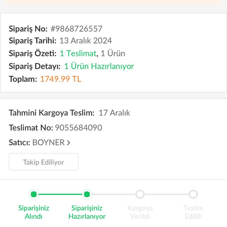 Trendyol'da 10 Günlük Sipariş Bekleyişi: Ne İptal Ne Yardım!