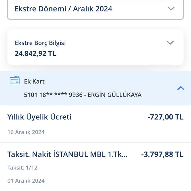Denizbank Kart Aidatı İadesi Talebi