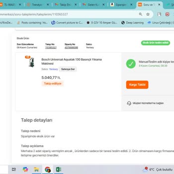Hepsiburada Ve Hepsijet Arasında Kaybolan Sipariş