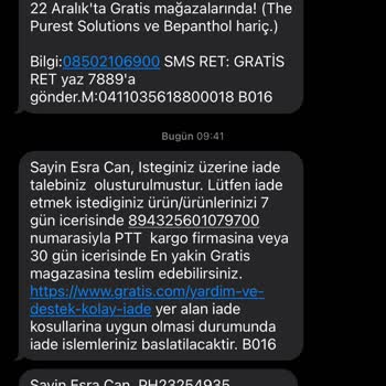 Ürün Teslim Edilmedi, Yanlış İade İşlemi Yapıldı